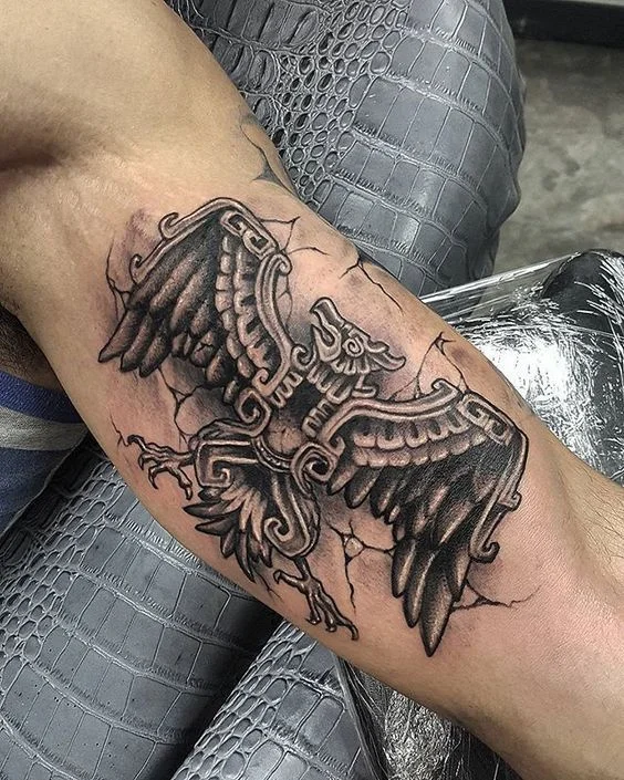 Aztec Eagle Warrior Tattoo