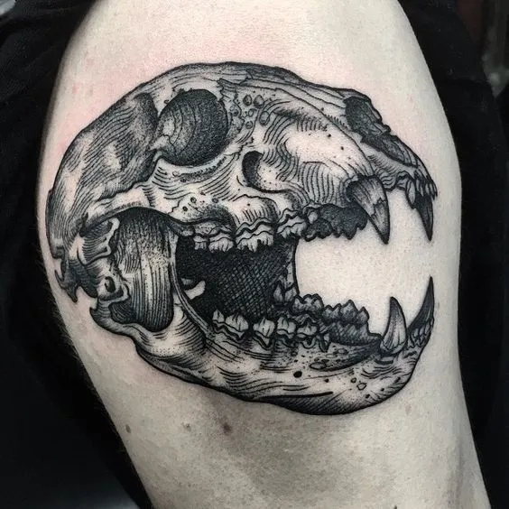 Bear Skull Tattoos