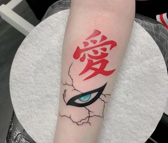 Gaara Eye Tattoo