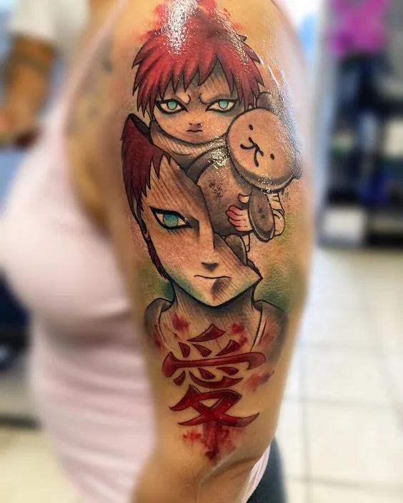 Gaara's Face Tattoo