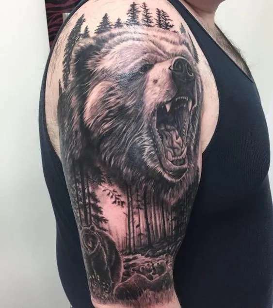 Grizzly Bear Tattoos