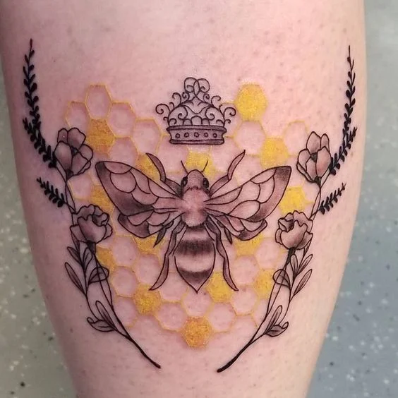 Queen Bee Tattoo