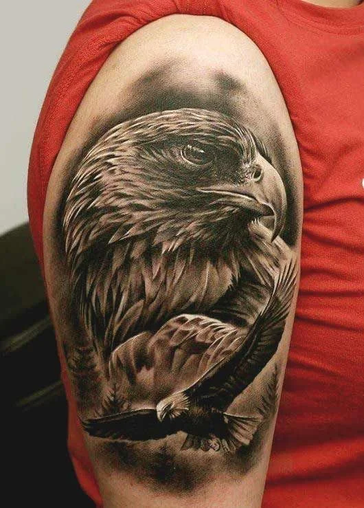 Realistic Eagle Tattoos