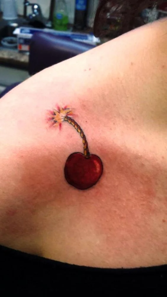 Single Cherry Tatto