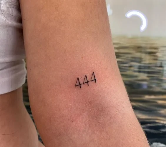 444 Meaning Tattoo